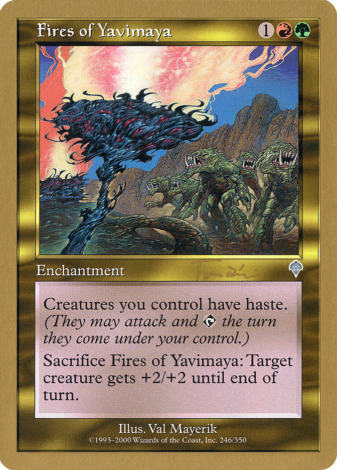 Fires of Yavimaya (Jan Tomcani) [World Championship Decks 2001] | Fandemonia Ltd