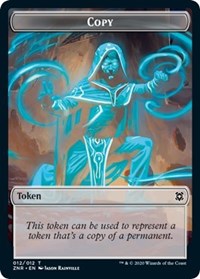 Copy // Illusion Double-sided Token [Zendikar Rising Tokens] | Fandemonia Ltd