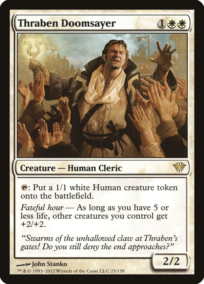 Thraben Doomsayer [Dark Ascension] | Fandemonia Ltd