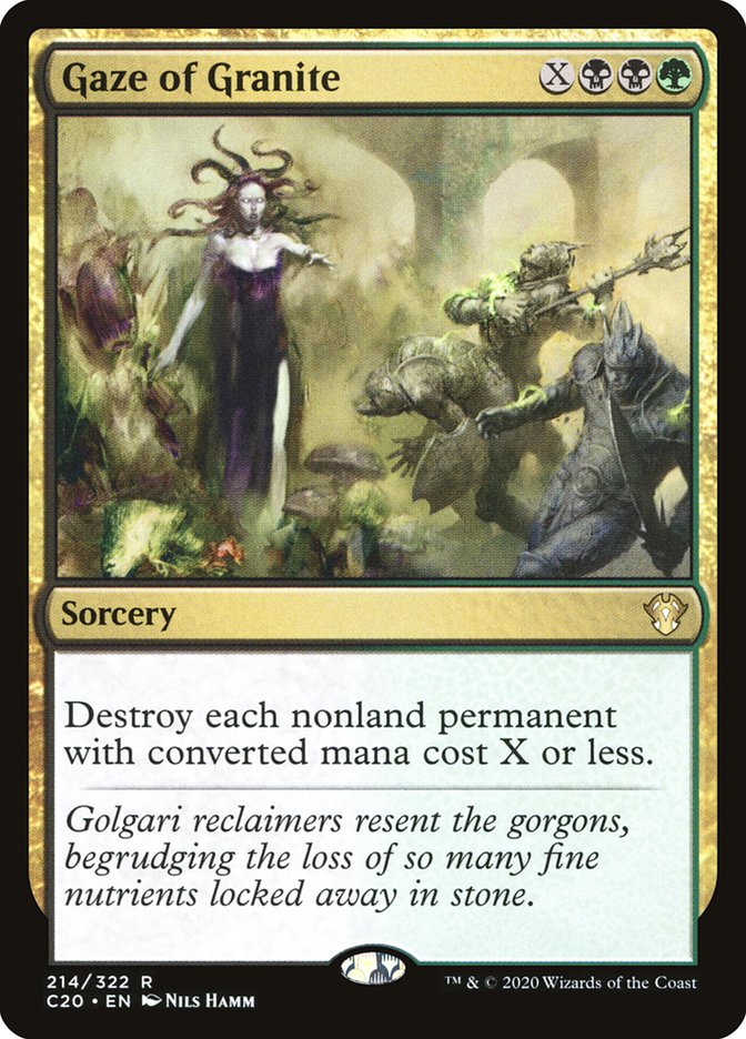 Gaze of Granite [Commander 2020] | Fandemonia Ltd