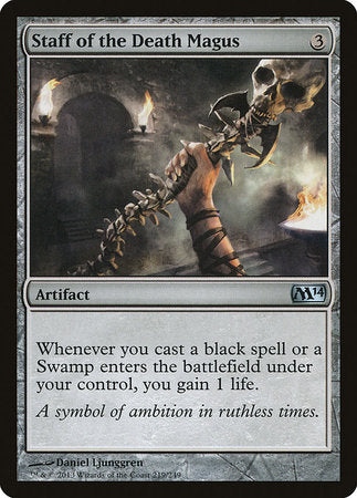 Staff of the Death Magus [Magic 2014] | Fandemonia Ltd