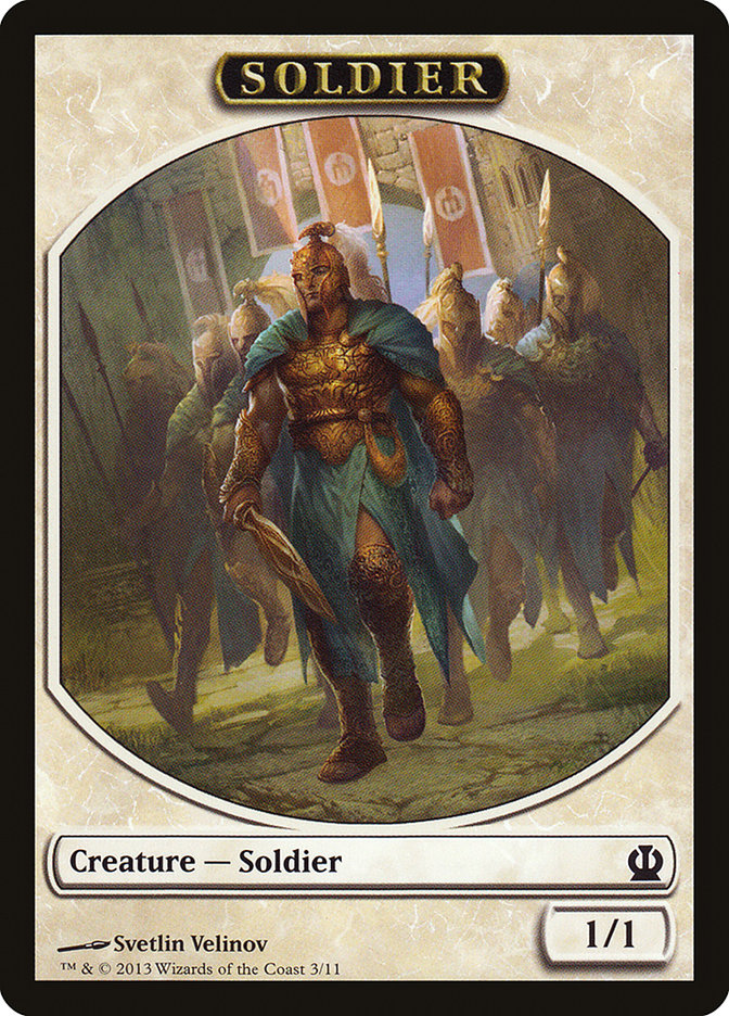 Soldier (3/11) [Theros Tokens] | Fandemonia Ltd