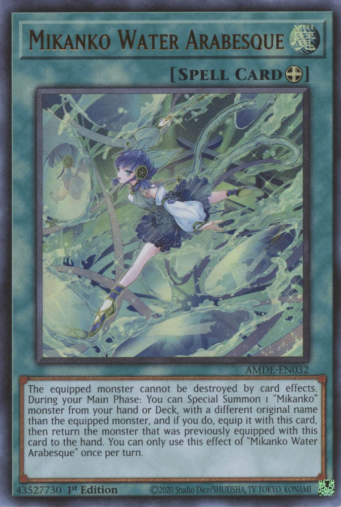 Mikanko Water Arabesque [AMDE-EN032] Ultra Rare | Fandemonia Ltd