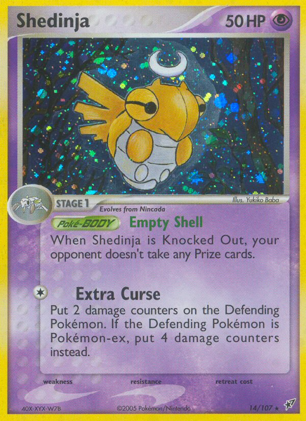 Shedinja (14/107) [EX: Deoxys] | Fandemonia Ltd