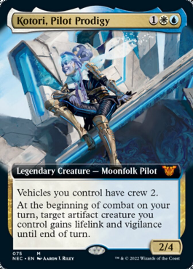 Kotori, Pilot Prodigy (Extended) [Kamigawa: Neon Dynasty Commander] | Fandemonia Ltd