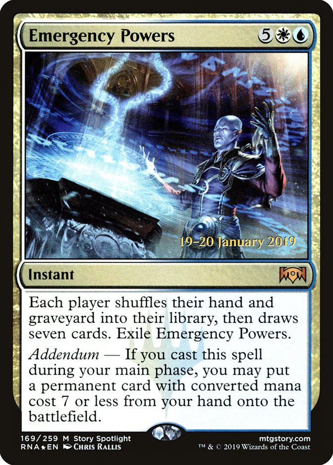 Emergency Powers [Ravnica Allegiance Prerelease Promos] | Fandemonia Ltd