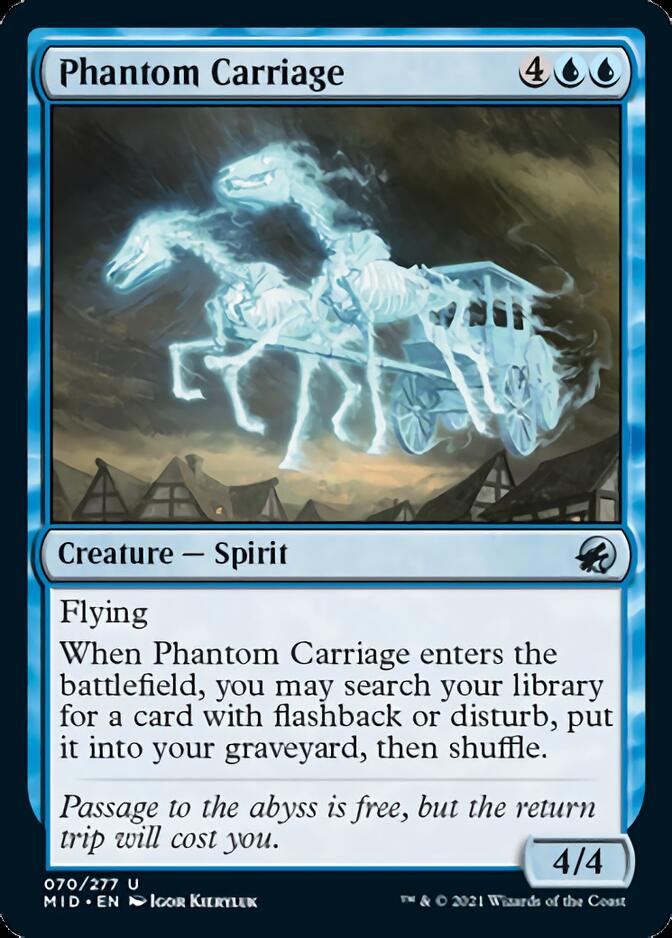 Phantom Carriage [Innistrad: Midnight Hunt] | Fandemonia Ltd