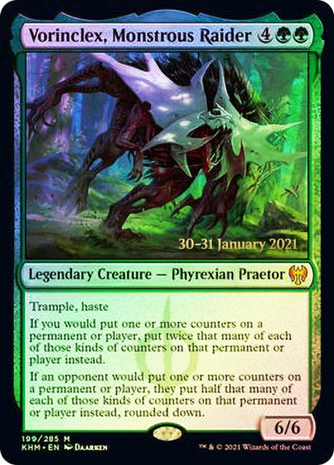 Vorinclex, Monstrous Raider  [Kaldheim Prerelease Promos] | Fandemonia Ltd