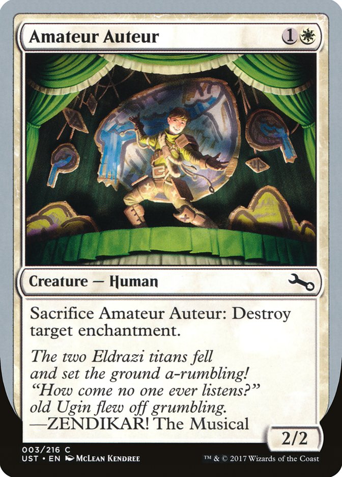 Amateur Auteur (ZENDIKAR! The Musical) [Unstable] | Fandemonia Ltd