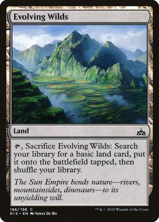 Evolving Wilds [Rivals of Ixalan] | Fandemonia Ltd