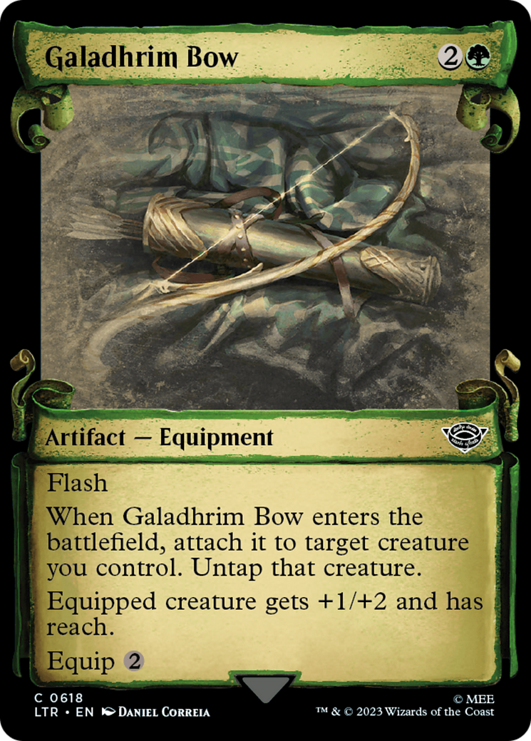 Galadhrim Bow [The Lord of the Rings: Tales of Middle-Earth Showcase Scrolls] | Fandemonia Ltd