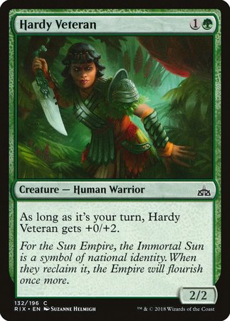 Hardy Veteran [Rivals of Ixalan] | Fandemonia Ltd