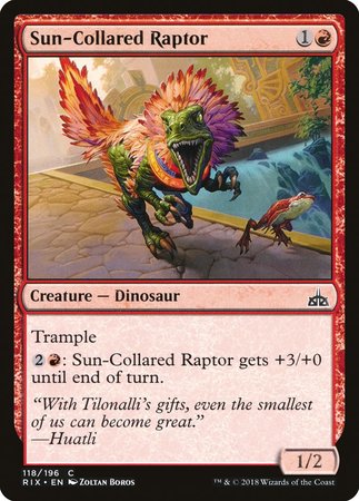 Sun-Collared Raptor [Rivals of Ixalan] | Fandemonia Ltd
