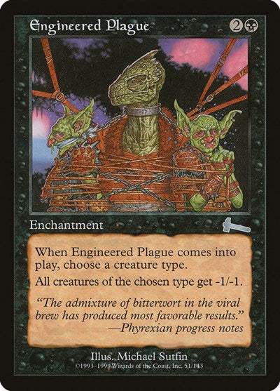 Engineered Plague [Urza's Legacy] | Fandemonia Ltd