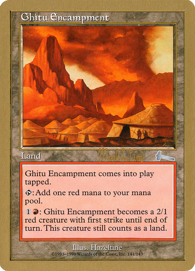 Ghitu Encampment (Mark Le Pine) [World Championship Decks 1999] | Fandemonia Ltd