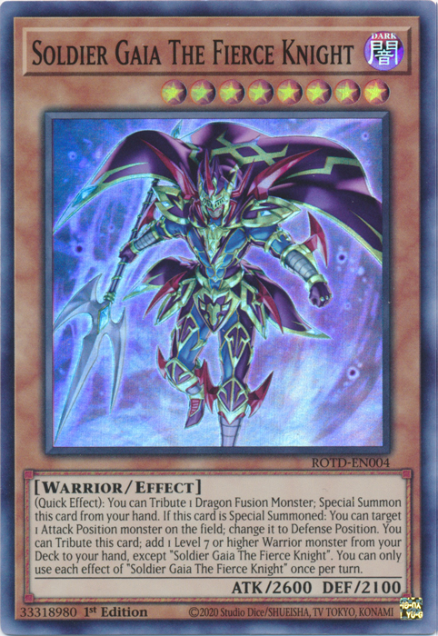 Soldier Gaia The Fierce Knight [ROTD-EN004] Super Rare | Fandemonia Ltd