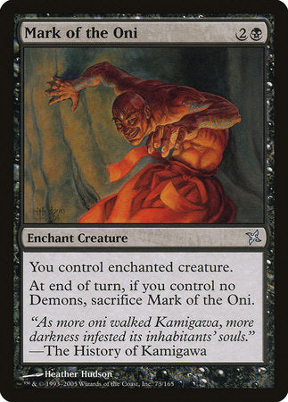 Mark of the Oni [Betrayers of Kamigawa] | Fandemonia Ltd