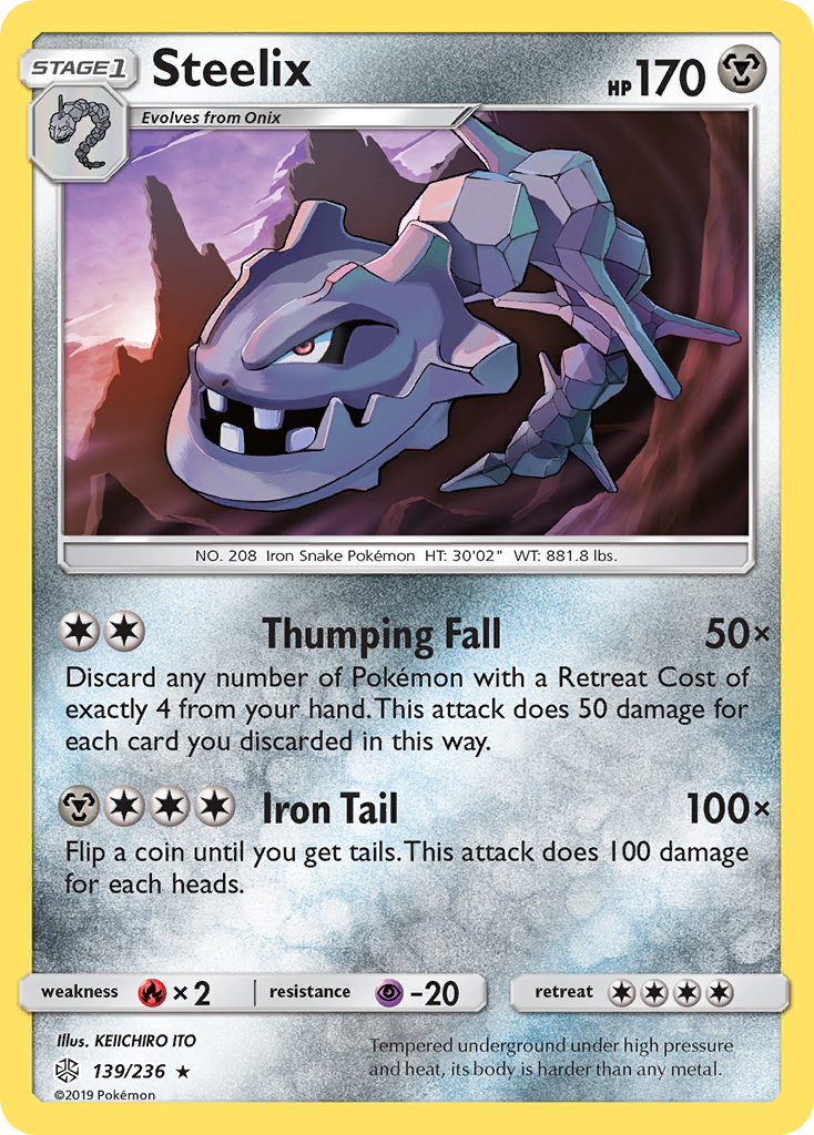 Steelix (139/236) [Sun & Moon: Cosmic Eclipse] | Fandemonia Ltd