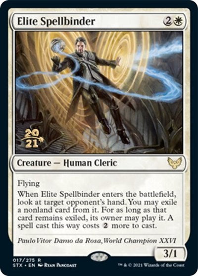 Elite Spellbinder [Strixhaven: School of Mages Prerelease Promos] | Fandemonia Ltd