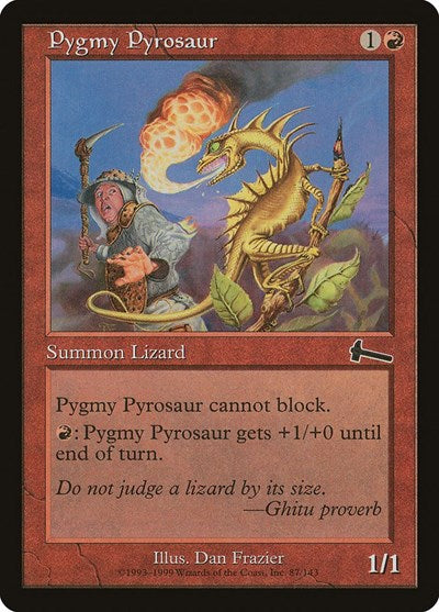 Pygmy Pyrosaur [Urza's Legacy] | Fandemonia Ltd