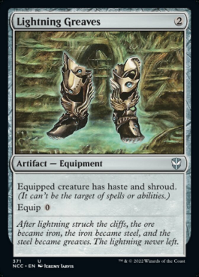 Lightning Greaves [Streets of New Capenna Commander] | Fandemonia Ltd