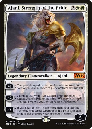 Ajani, Strength of the Pride [Core Set 2020 Promos] | Fandemonia Ltd