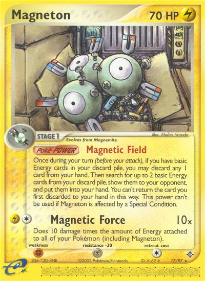 Magneton (17/97) [EX: Dragon] | Fandemonia Ltd