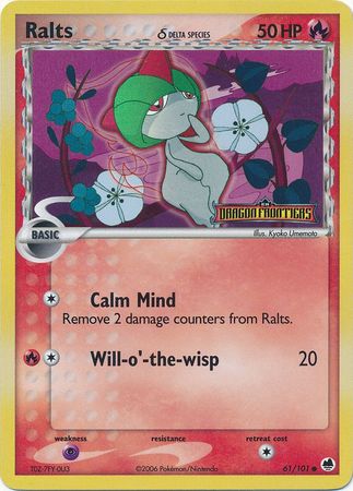 Ralts (61/101) (Delta Species) (Stamped) [EX: Dragon Frontiers] | Fandemonia Ltd