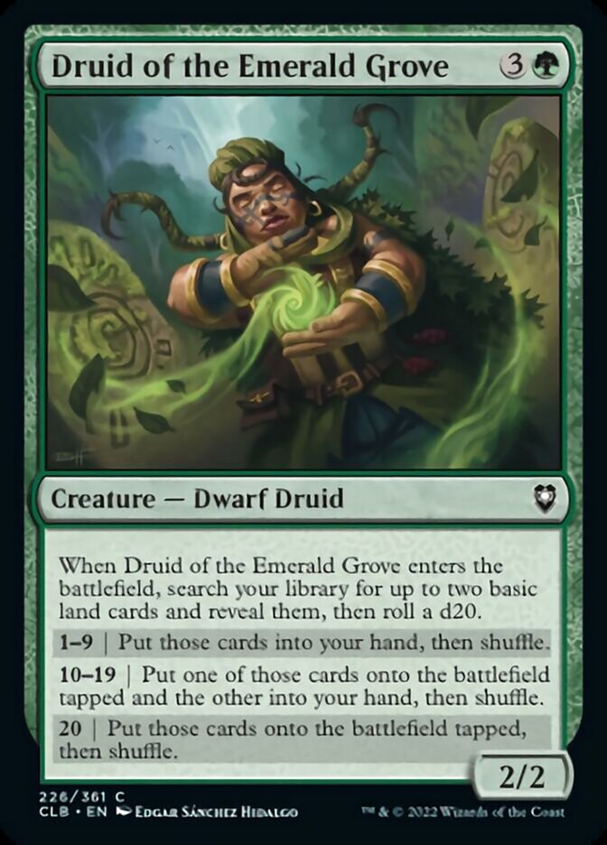 Druid of the Emerald Grove [Commander Legends: Battle for Baldur's Gate] | Fandemonia Ltd