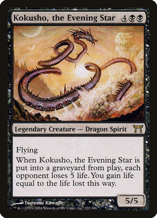Kokusho, the Evening Star [Champions of Kamigawa] | Fandemonia Ltd