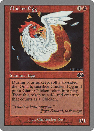 Chicken Egg [Unglued] | Fandemonia Ltd