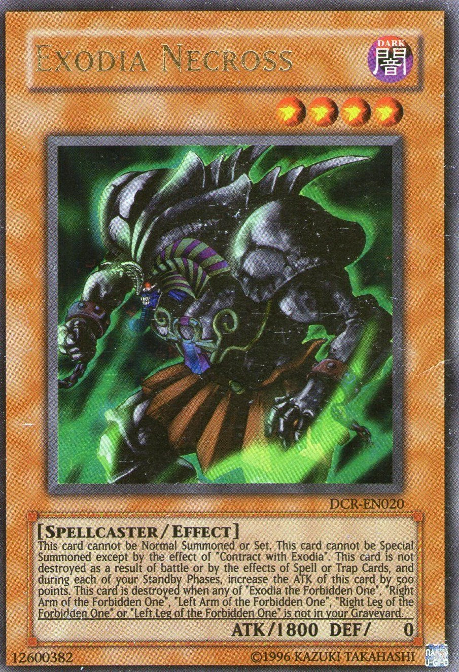 Exodia Necross [DCR-EN020] Ultra Rare | Fandemonia Ltd