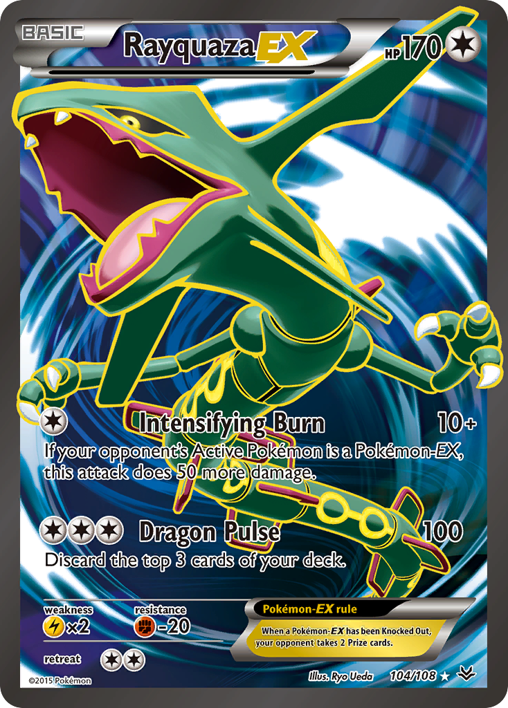 Rayquaza EX (104/108) [XY: Roaring Skies] | Fandemonia Ltd