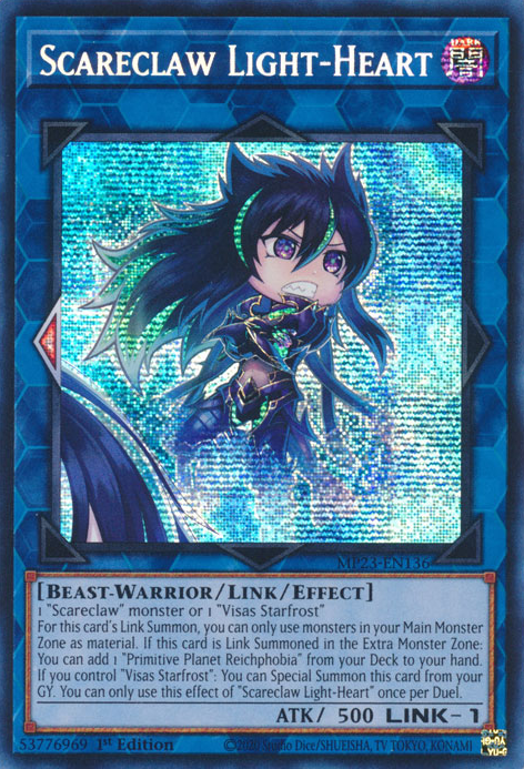 Scareclaw Light-Heart [MP23-EN136] Prismatic Secret Rare | Fandemonia Ltd