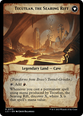 Brass's Tunnel-Grinder // Tecutlan, The Searing Rift (Extended Art) [The Lost Caverns of Ixalan] | Fandemonia Ltd