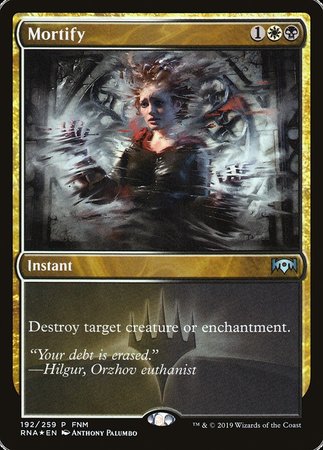 Mortify [Ravnica Allegiance Promos] | Fandemonia Ltd