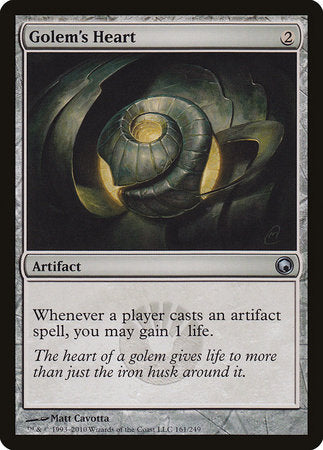 Golem's Heart [Scars of Mirrodin] | Fandemonia Ltd