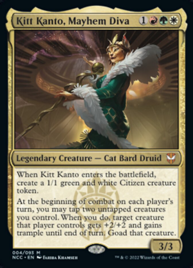 Kitt Kanto, Mayhem Diva [Streets of New Capenna Commander] | Fandemonia Ltd