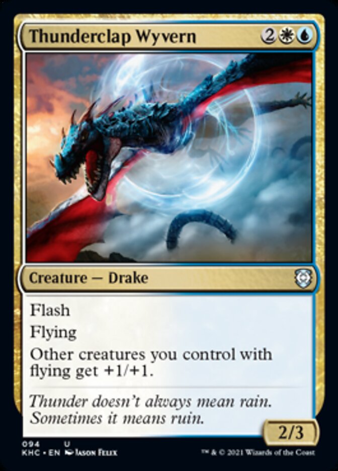 Thunderclap Wyvern [Kaldheim Commander] | Fandemonia Ltd
