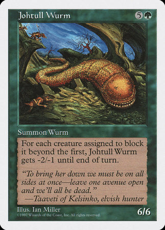 Johtull Wurm [Fifth Edition] | Fandemonia Ltd