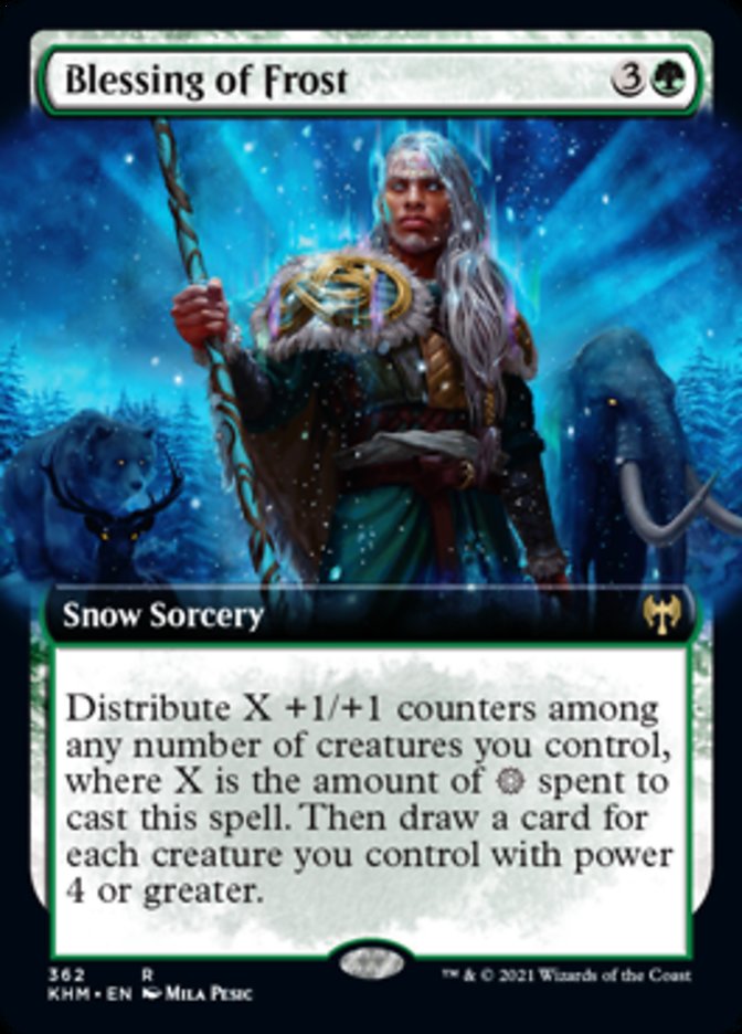 Blessing of Frost (Extended Art) [Kaldheim] | Fandemonia Ltd