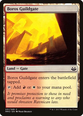 Boros Guildgate [Modern Masters 2017] | Fandemonia Ltd