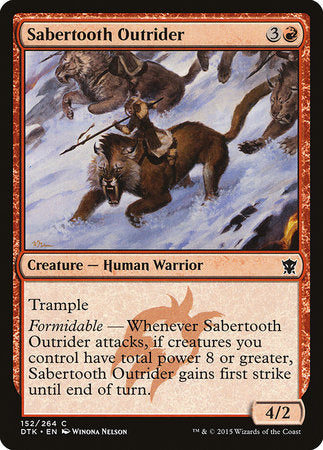 Sabertooth Outrider [Dragons of Tarkir] | Fandemonia Ltd