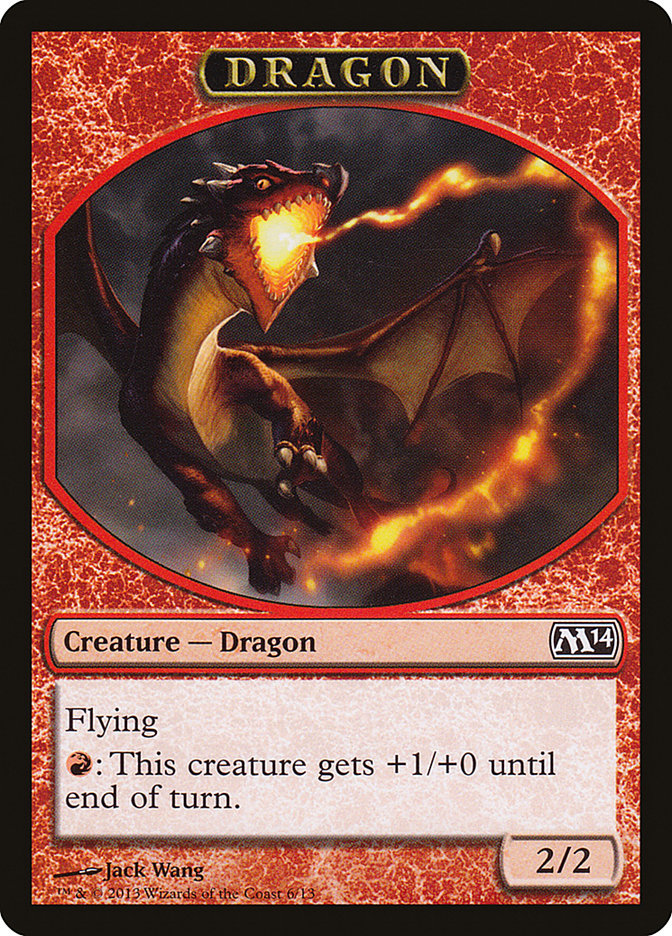 Dragon [Magic 2014 Tokens] | Fandemonia Ltd