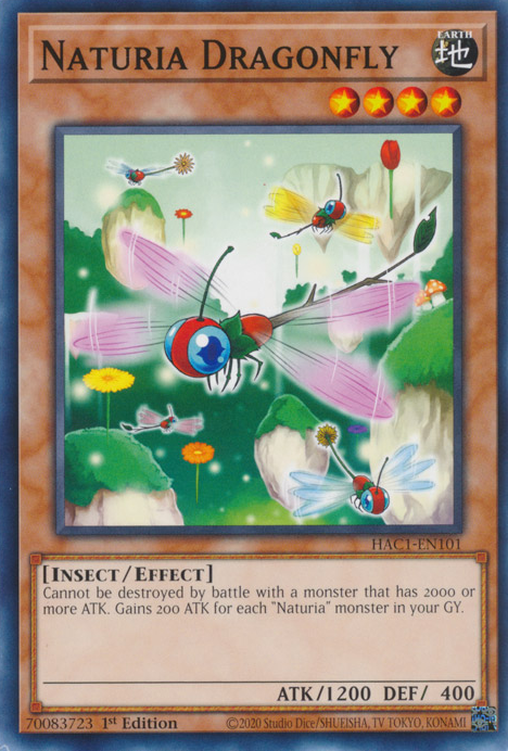 Naturia Dragonfly [HAC1-EN101] Common | Fandemonia Ltd