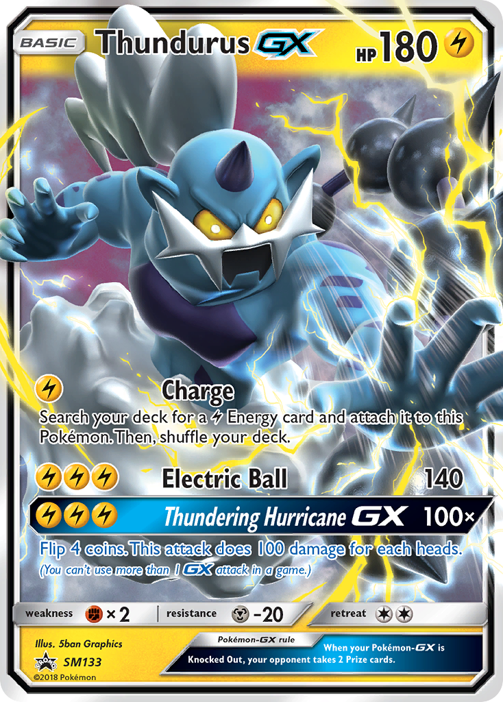 Thundurus GX (SM133) [Sun & Moon: Black Star Promos] | Fandemonia Ltd