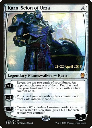 Karn, Scion of Urza [Dominaria Promos] | Fandemonia Ltd