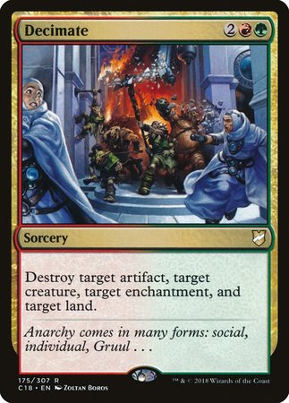 Decimate [Commander 2018] | Fandemonia Ltd