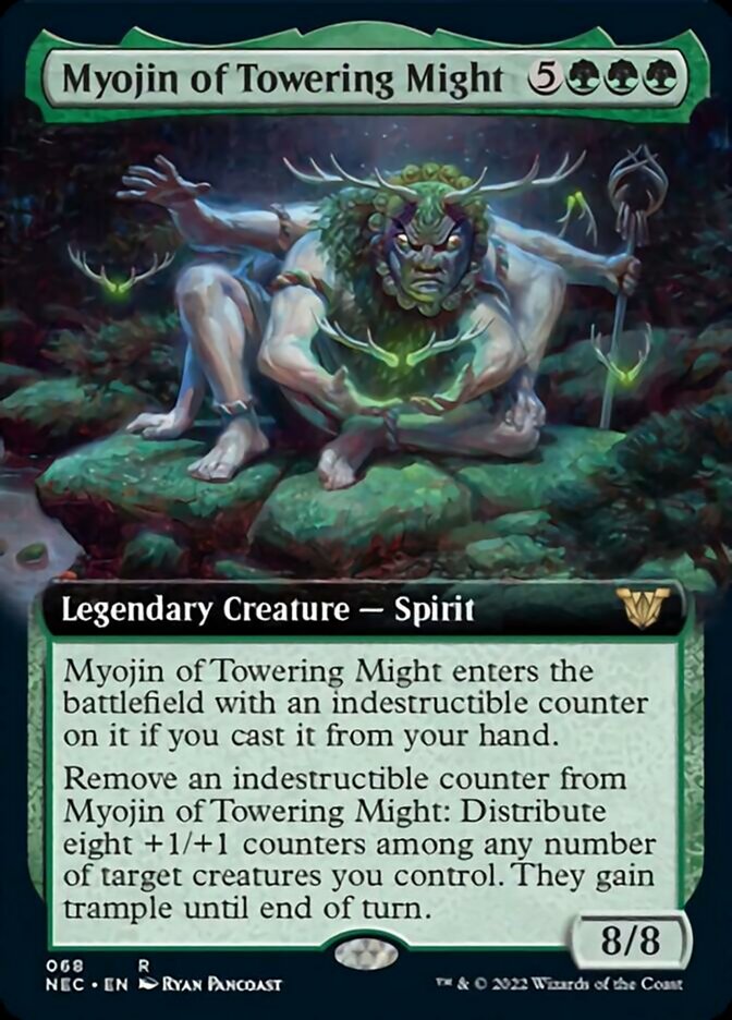 Myojin of Towering Might (Extended) [Kamigawa: Neon Dynasty Commander] | Fandemonia Ltd