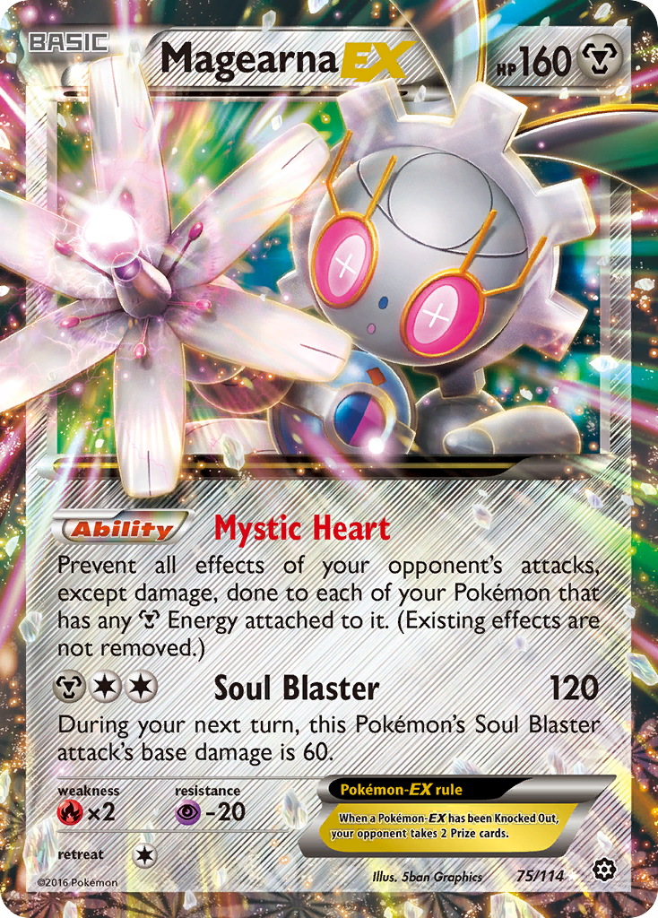 Magearna EX (75/114) [XY: Steam Siege] | Fandemonia Ltd